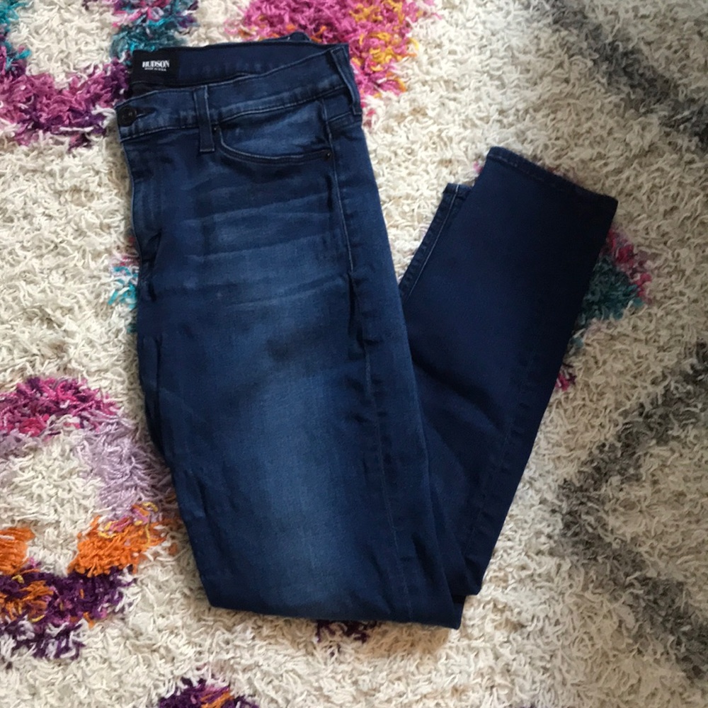 Hudson Krista super skinny crop jeans